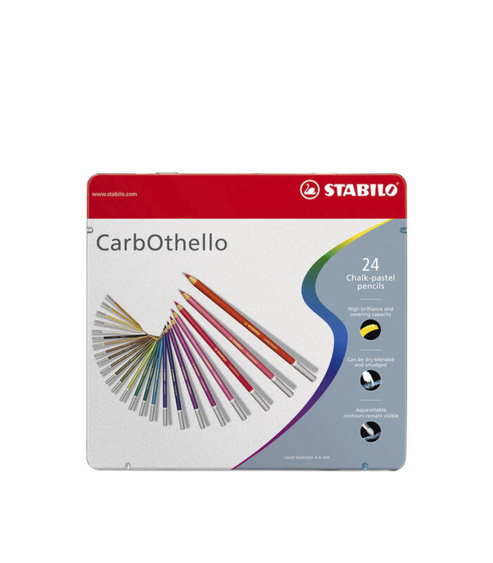 CarbOthello 24 pastel pencils case