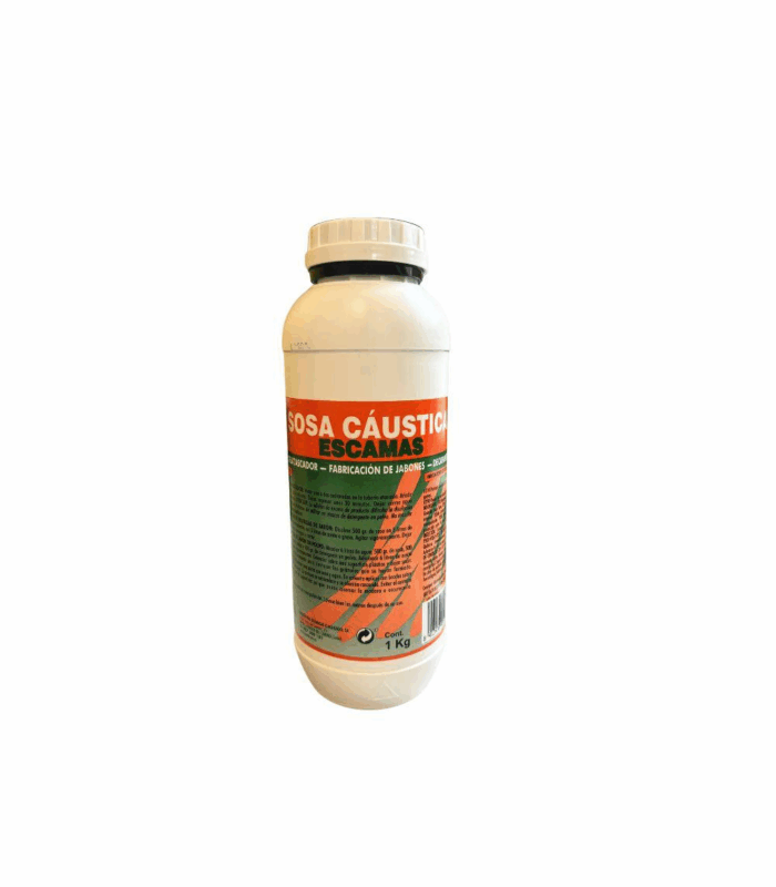 Sosa cáustica en escamas Cuadrado 1kg - Imagen 1