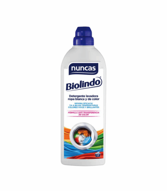 Detergent roba blanca i color Biolindo Nuncas 1L