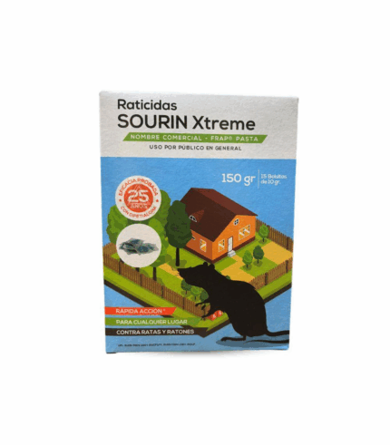 Xtrem raticida llaminadures verdes Sourin 150g
