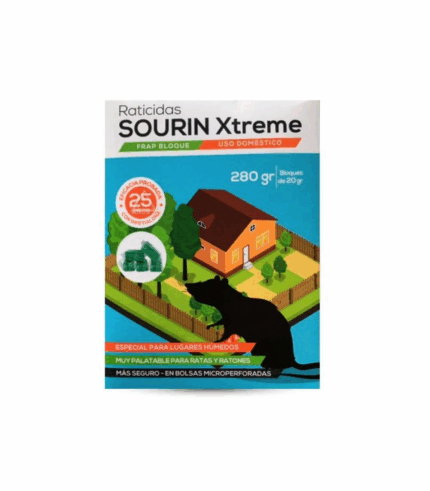 Xtrem raticida bloc verd Sourin 280g