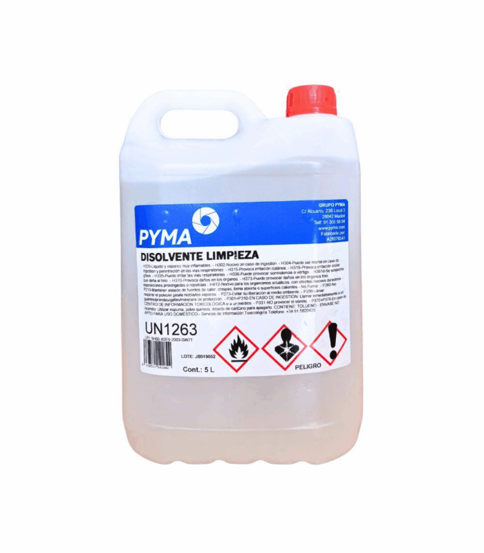 Disolvente de limpieza Pyma 5L