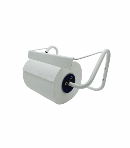 Soporte rollo papel industrial pared