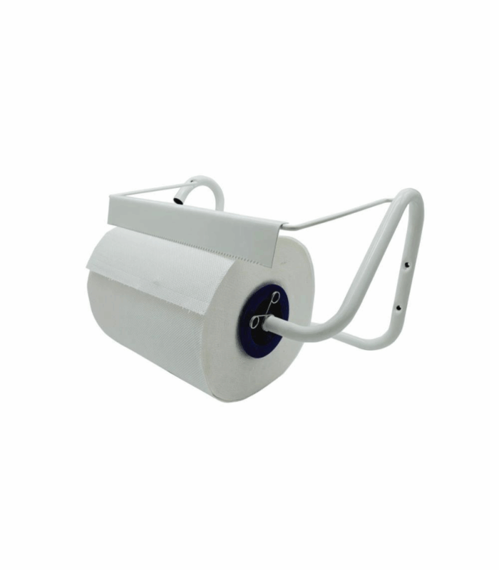 Soporte rollo papel industrial pared