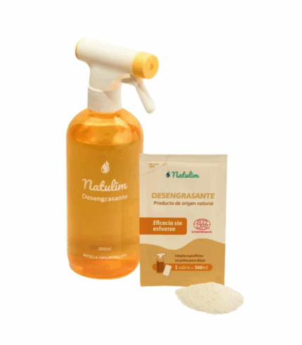 Pack desengrasante limpia superficies en polvo + spray Natulim