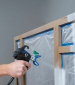 Aplicacion pintura pistola aerográfica Graco